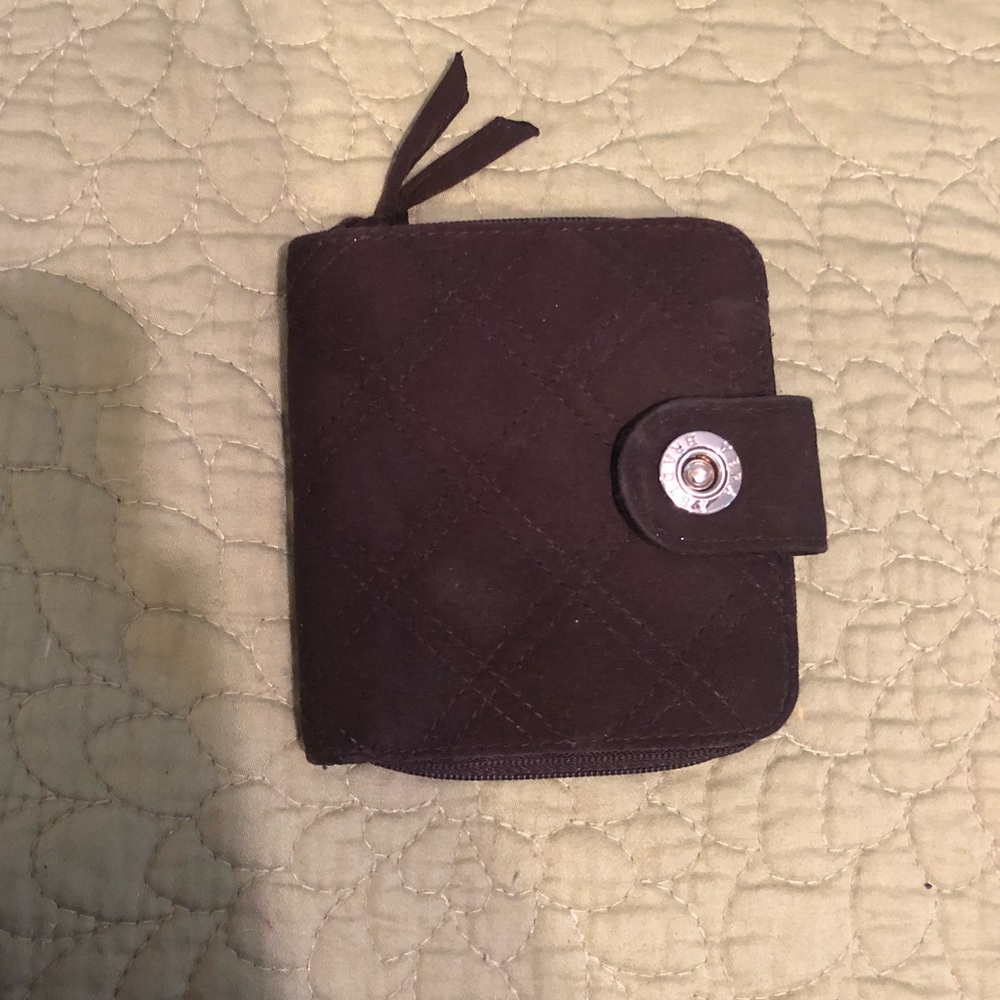 Vera Bradley Brown Cloth Wallet